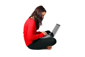 Woman on laptop