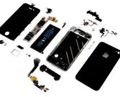 disassembled smartphone 