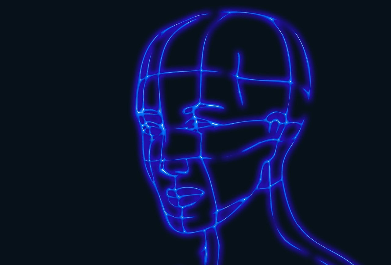 Human head graphic
