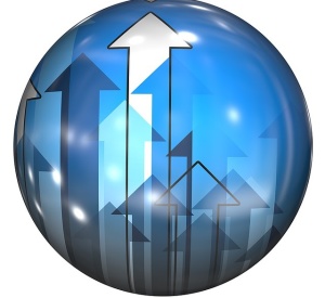 Arrows pointing up